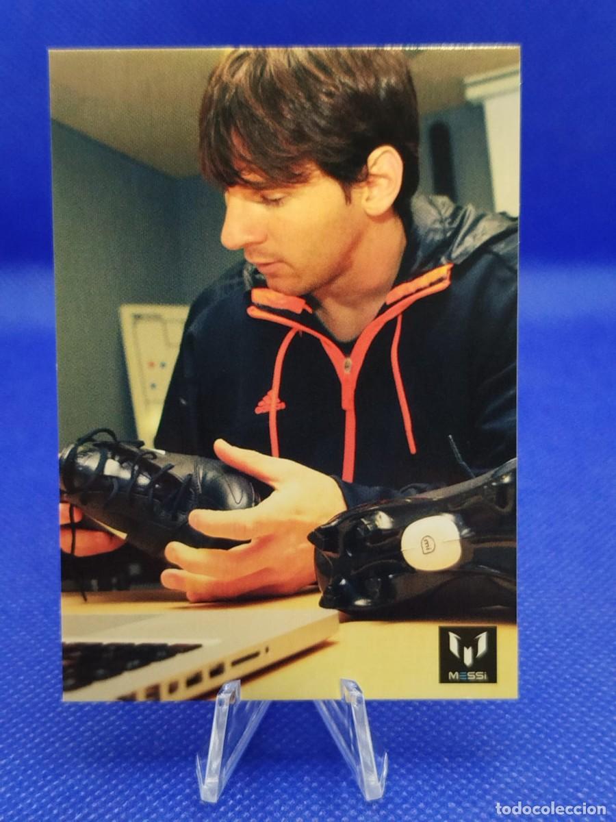 Cromos de F&uacute;tbol: #94 LIONEL MESSI 2013 ICONS OFFICIAL MESSI CARD COLECTION FC BARCELONA