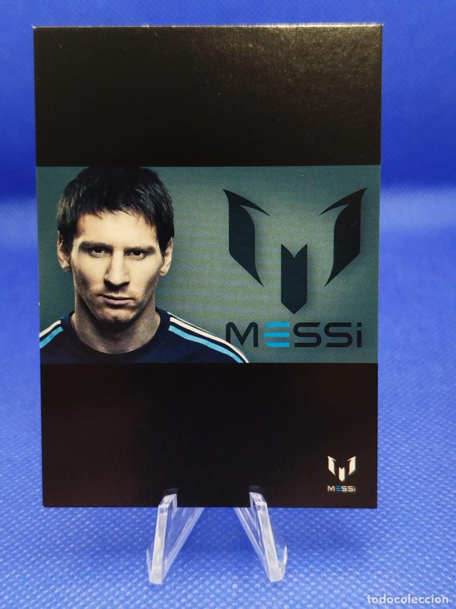 Cromos de F&uacute;tbol: #95 LIONEL MESSI 2013 ICONS OFFICIAL MESSI CARD COLECTION FC BARCELONA