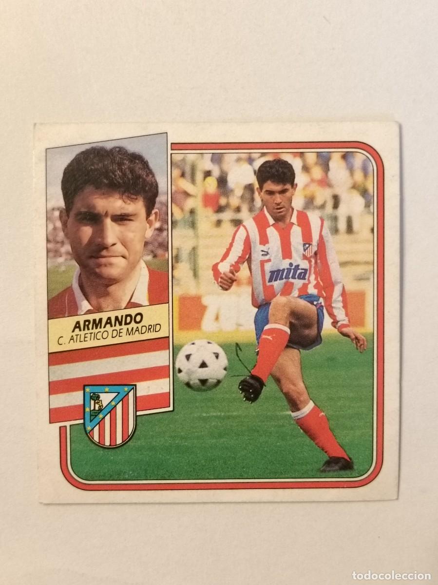 Cromos de F&uacute;tbol: ARMANDO ATLETICO MADRID LIGA 89/90 ESTE
