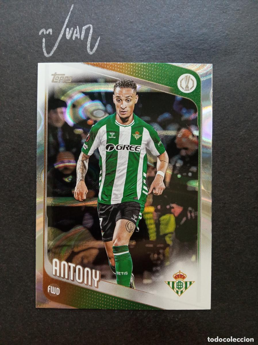 Cromos de F&uacute;tbol: N&ordm; 13 PARALELA RAINDROPS ANTONY REAL BETIS ⚽ TOPPS &reg; FLAGSHIP UEFA CLUB COMPETITIONS 2025 2026 25 26