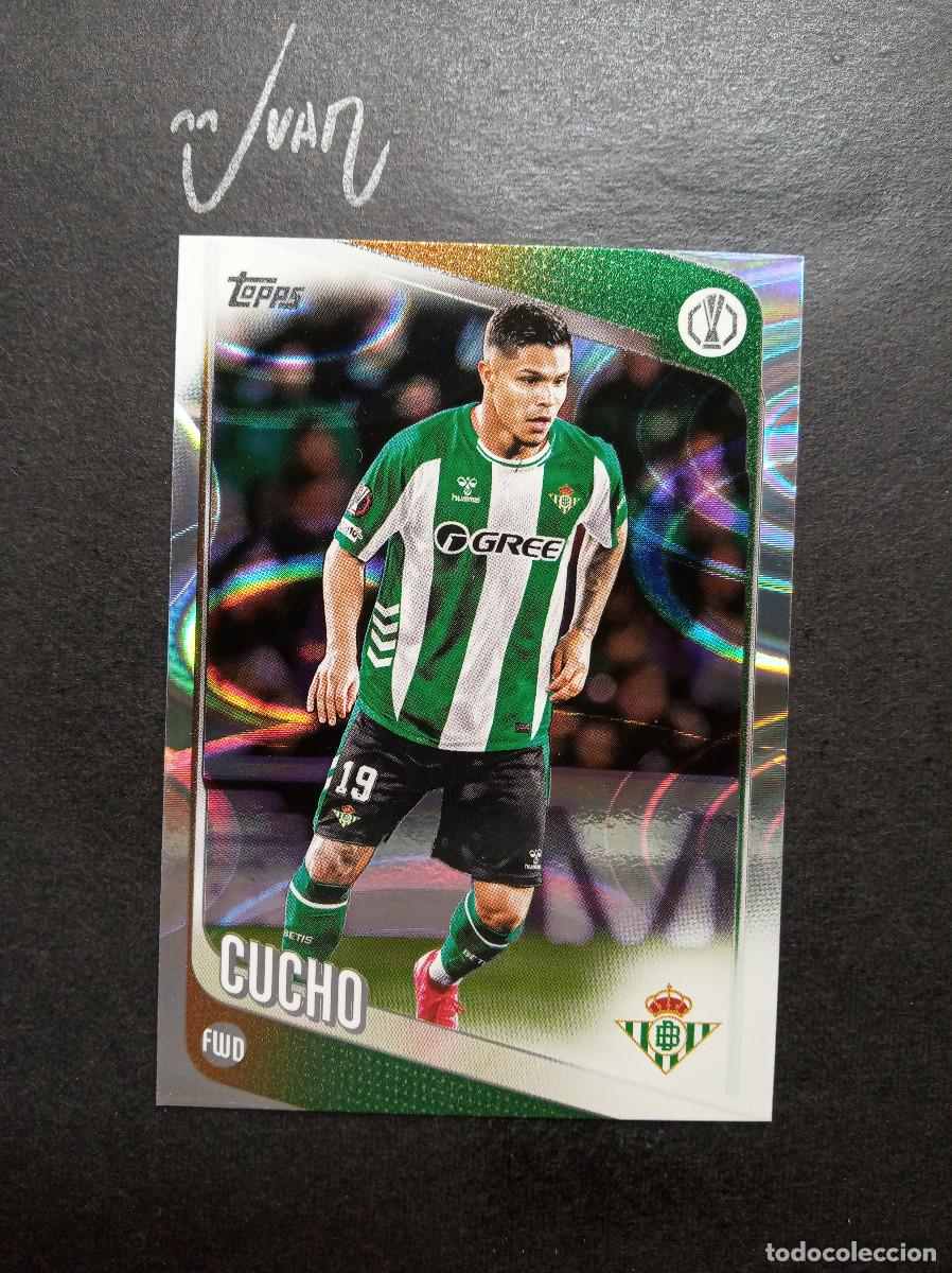 Cromos de F&uacute;tbol: N&ordm; 51 PARALELA RAINDROPS CUCHO HERNANDEZ REAL BETIS ⚽ TOPPS &reg; FLAGSHIP UEFA UCC 2025 2026 25 26