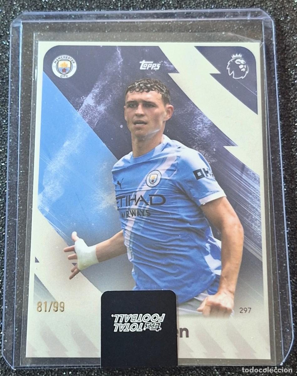 Cromos de F&uacute;tbol: Phil Foden Manchester City Topps Total Football 81/99