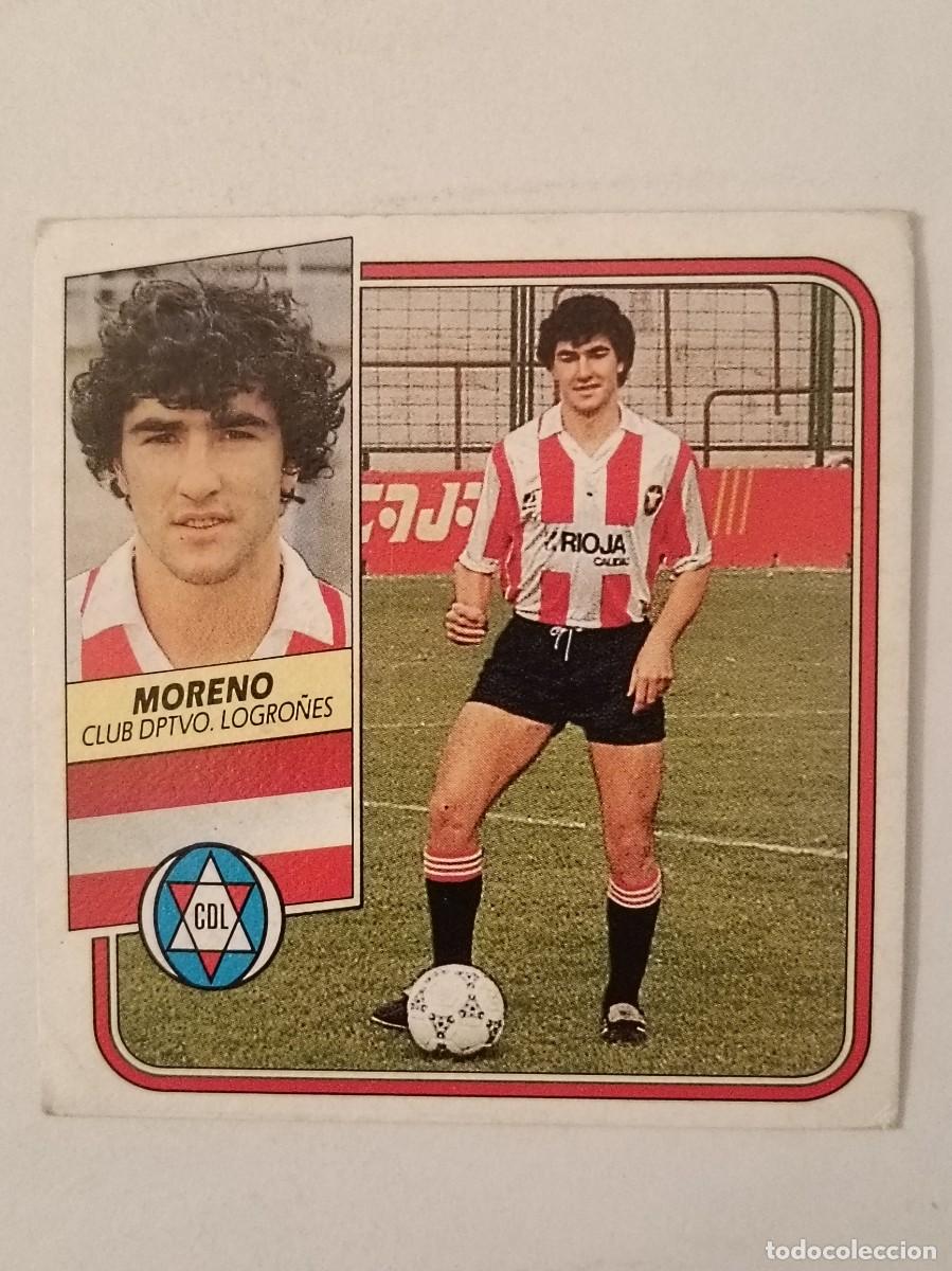 Cromos de F&uacute;tbol: MORENO C.D. LOGRO&Ntilde;ES LIGA 89/90 ESTE