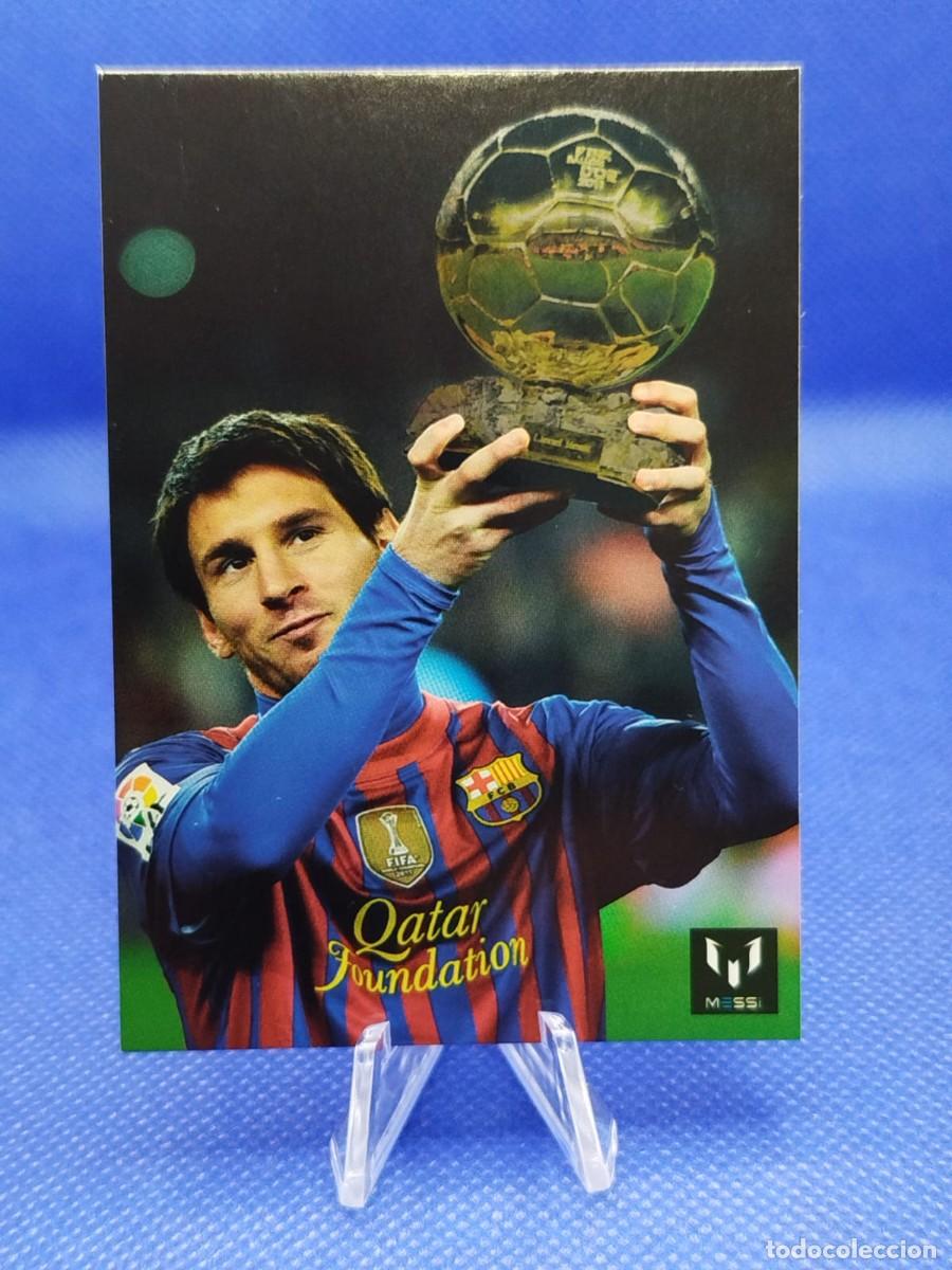 Cromos de F&uacute;tbol: #103 LIONEL MESSI 2013 ICONS OFFICIAL MESSI CARD COLECTION &rdquo;BALON ORO 2011&rdquo;