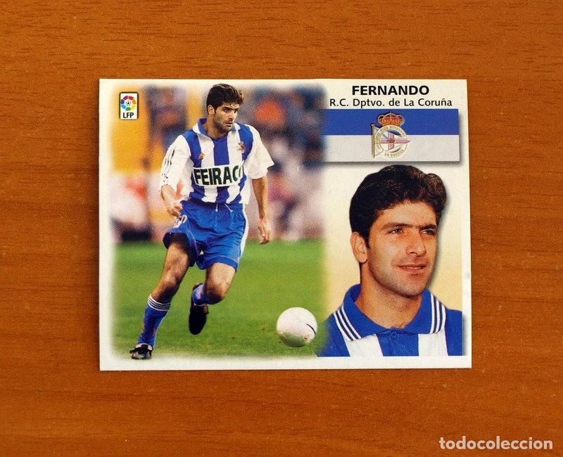 Cromos de F&uacute;tbol: Deportivo de La Coru&ntilde;a - Fernando - COLOCA - Ediciones Este Liga 1999-2000, 99-00 - Nunca Pegado