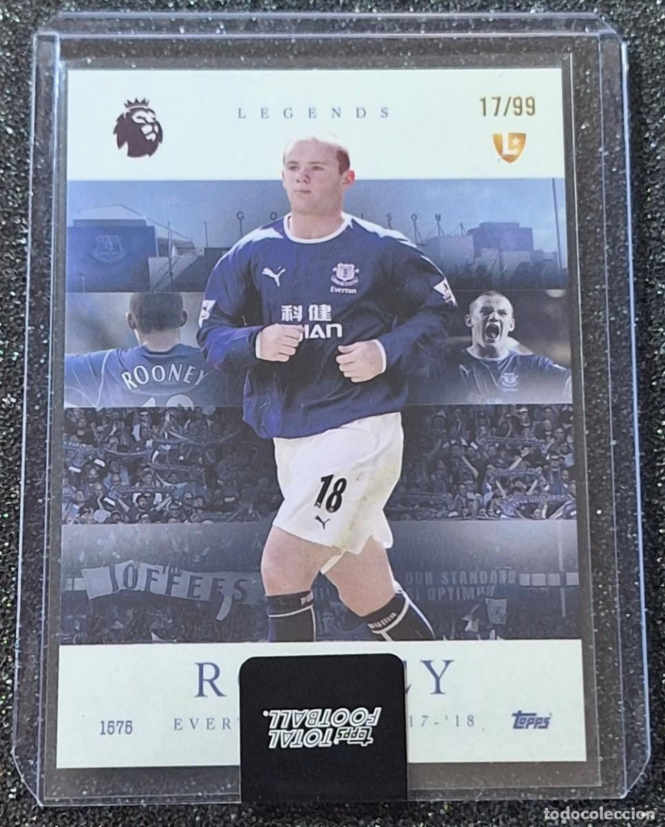 Cromos de F&uacute;tbol: Wayne Rooney Everton Topps Total Football 17/99 Legends