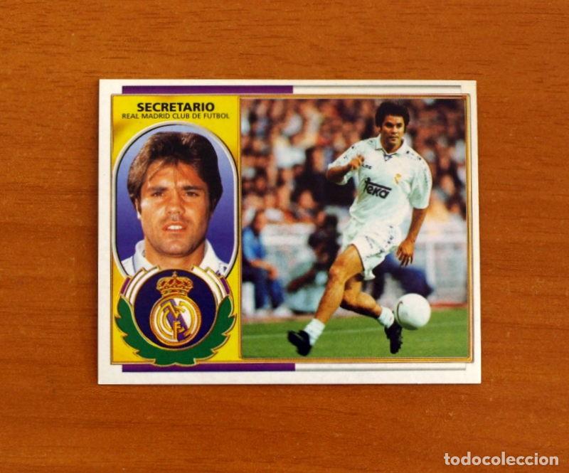 Cromos de F&uacute;tbol: Real Madrid - Secretario, Fichaje n&ordm; 18 - Ediciones Este Liga 1996-1997, 96-97 - Nunca Pegado