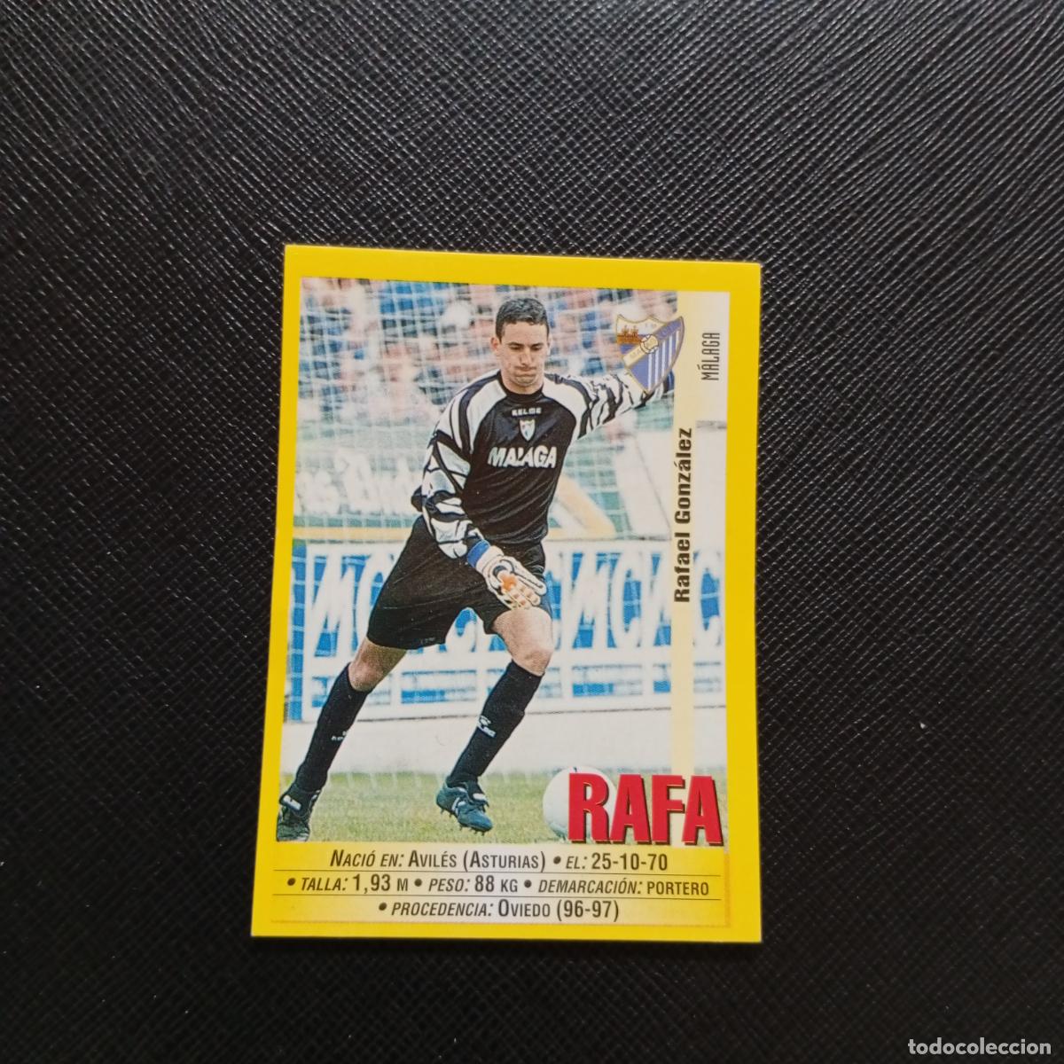 Cromos de Futebol: 306 RAFA MALAGA PANINI 1999 2000 CROMO FUTBOL LIGA 99 00 SIN PEGAR - A183 PG1