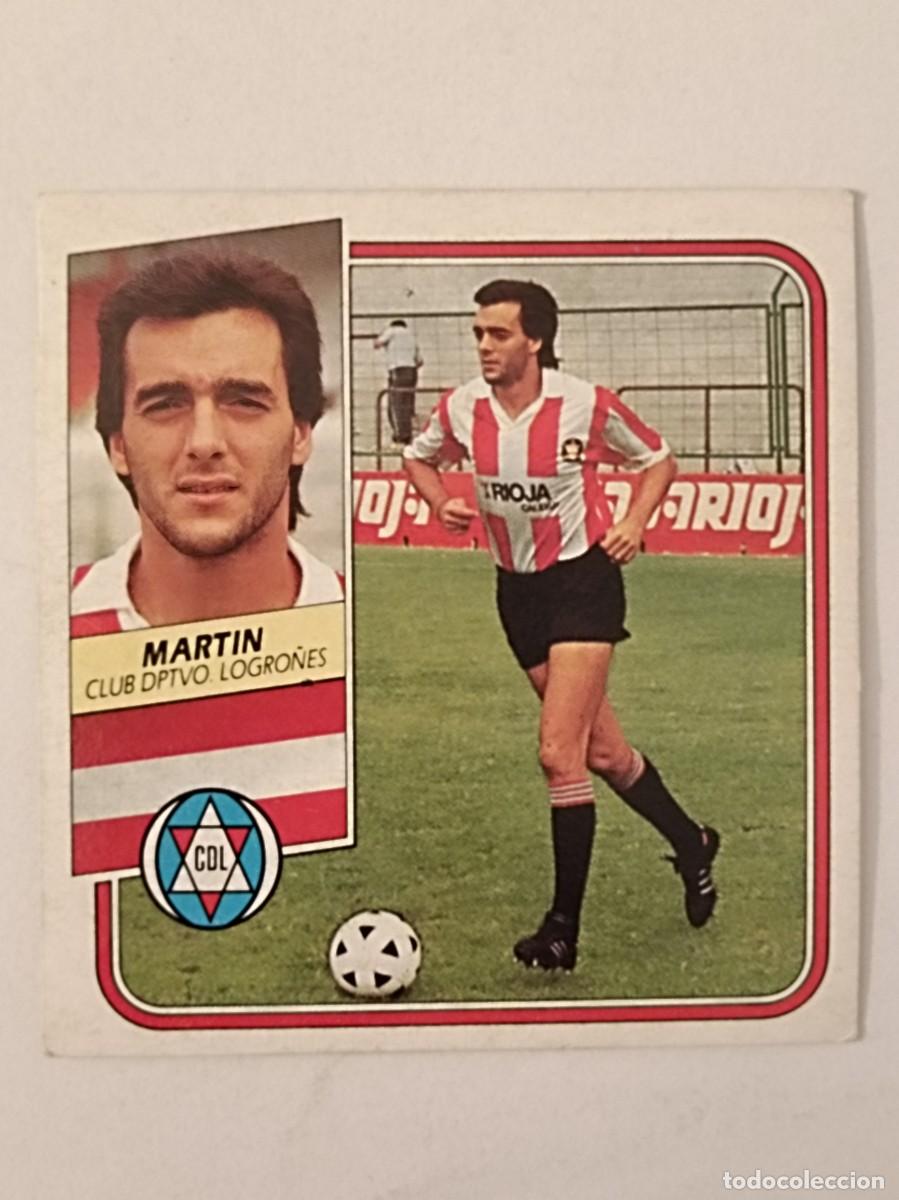 Cromos de F&uacute;tbol: MARTIN C.D. LOGRO&Ntilde;ES LIGA 89/90 ESTE