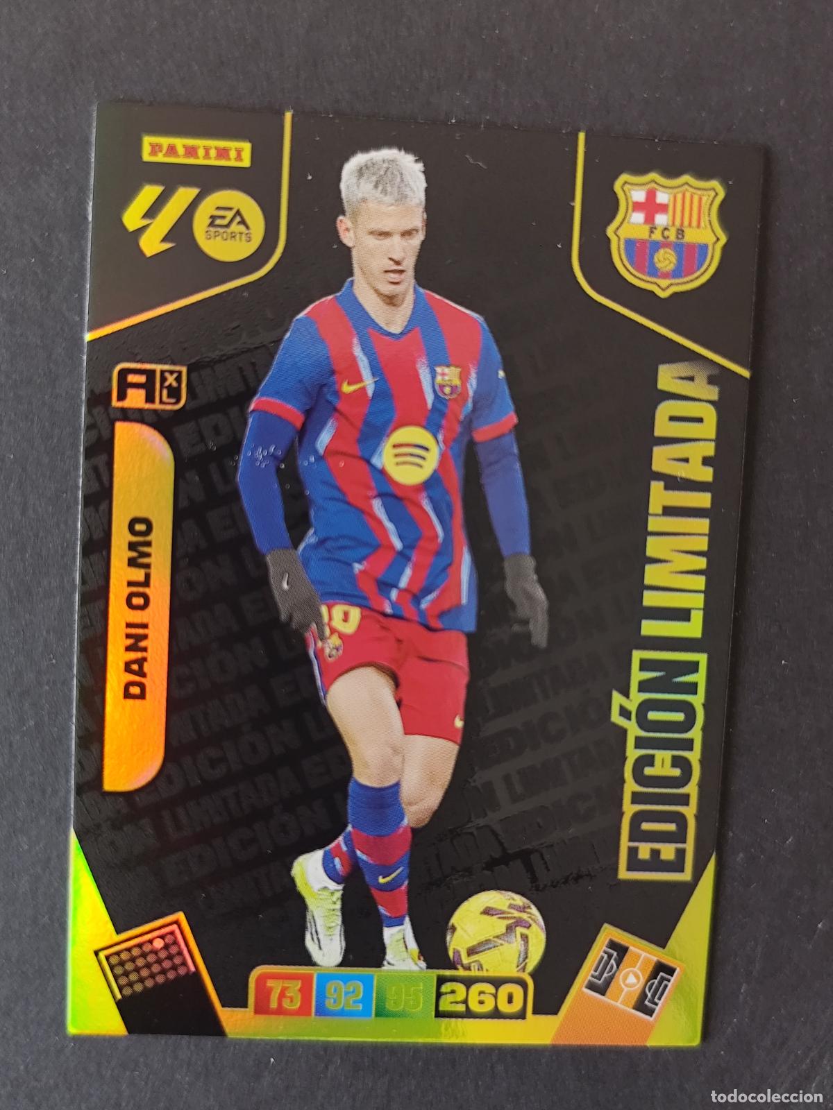 Cromos de F&uacute;tbol: DANI OLMO EDICI&Oacute;N LIMITADA DREAM BOX BARCELONA BAR&Ccedil;A ADRENALYN 2025 2026 25 26