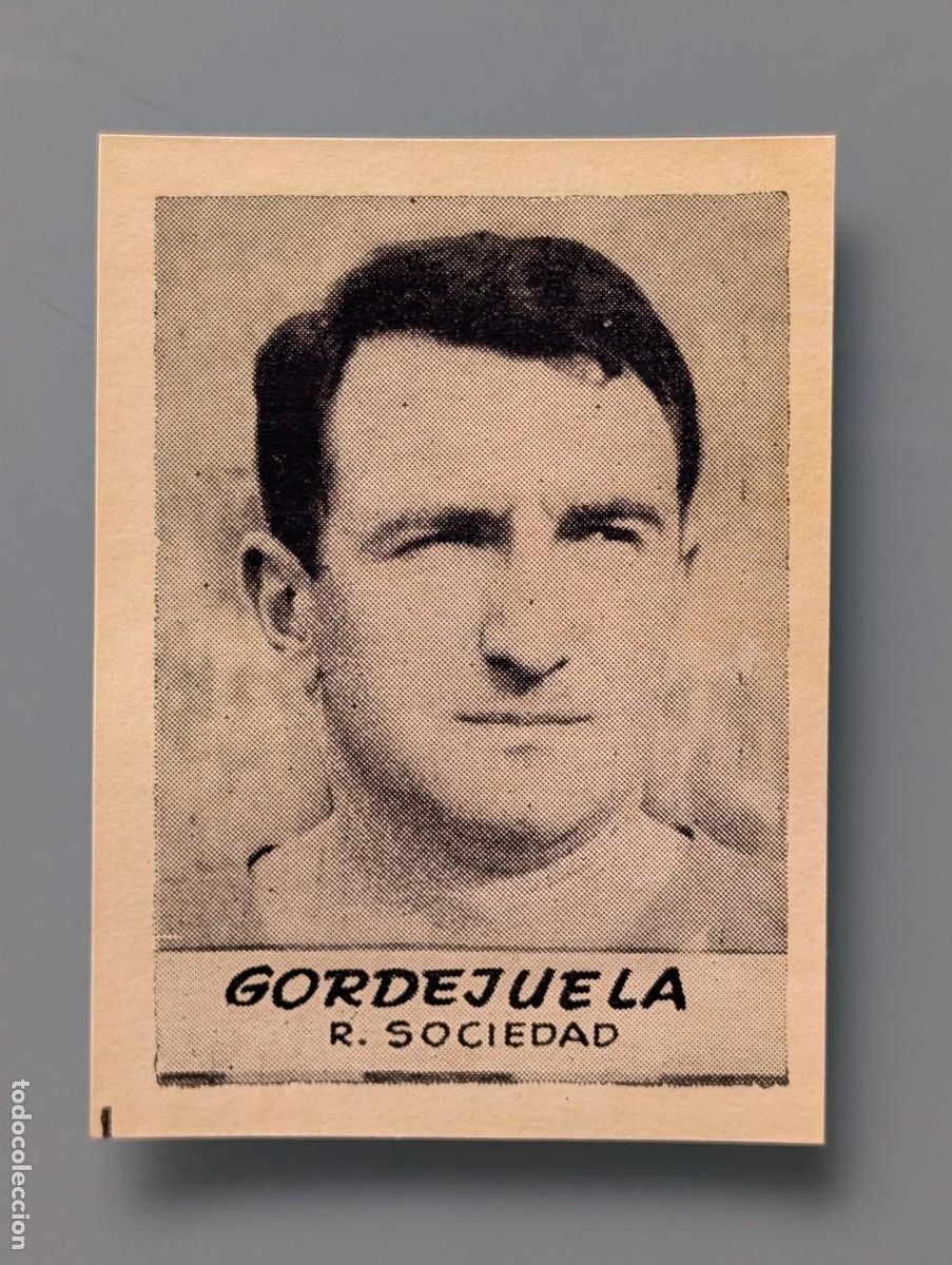 Cromos de F&uacute;tbol: DIFICIL CROMO RARE CAR GOEDEJUELA REAL SOCIEDAD JORNADA DEPORTIVA 1960 FOOTBALL FUTBOL SAN SEBASTIAN