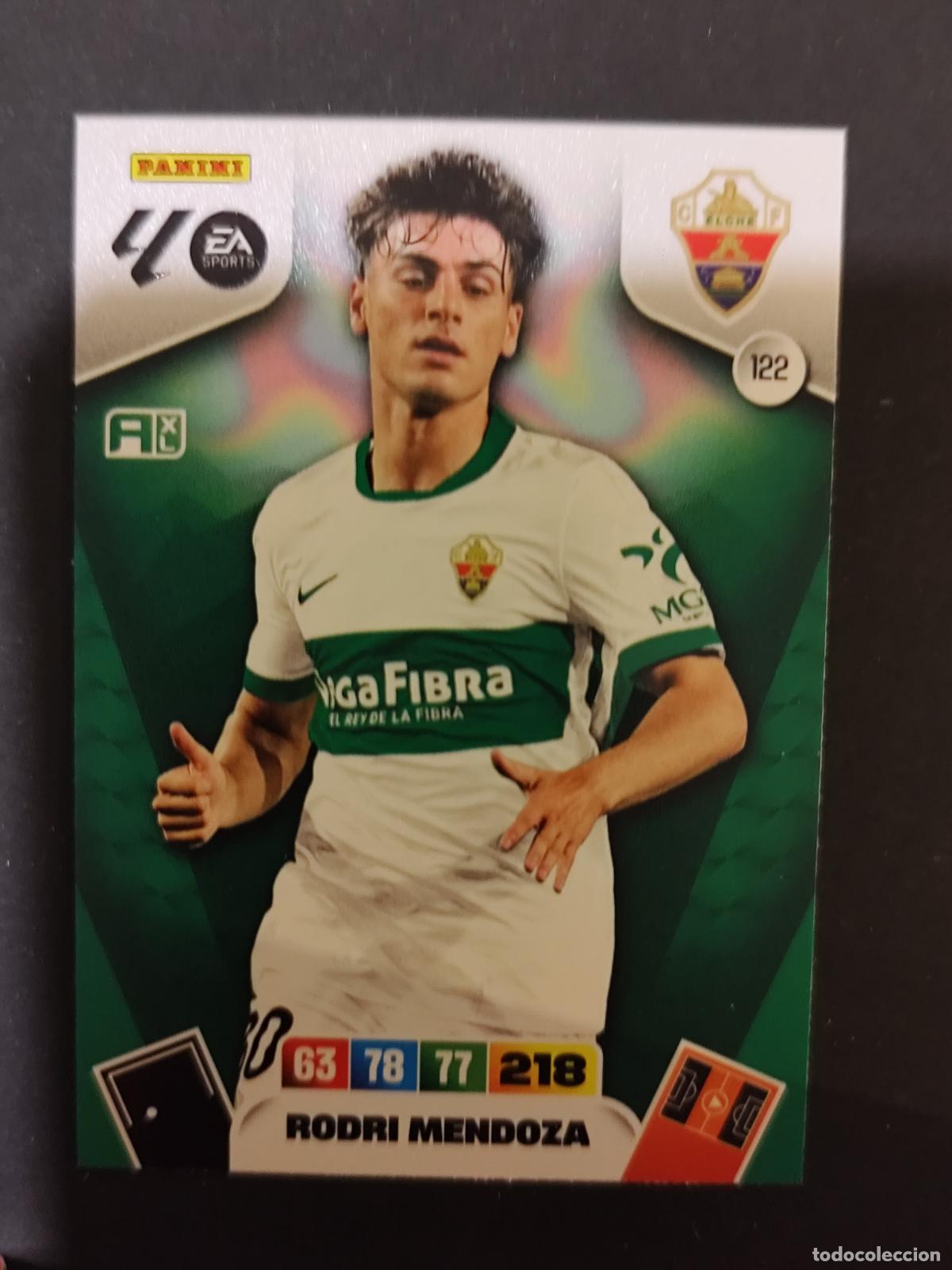 Cromos de F&uacute;tbol: 122 RODRI MENDOZA ELCHE ADRENALYN 2025 2026 25 26