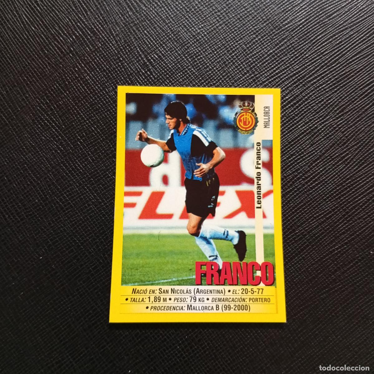 Cromos de F&uacute;tbol: 57 FRANCO MALLORCA PANINI 1999 2000 CROMO FUTBOL LIGA 99 00 SIN PEGAR - A183 PG19