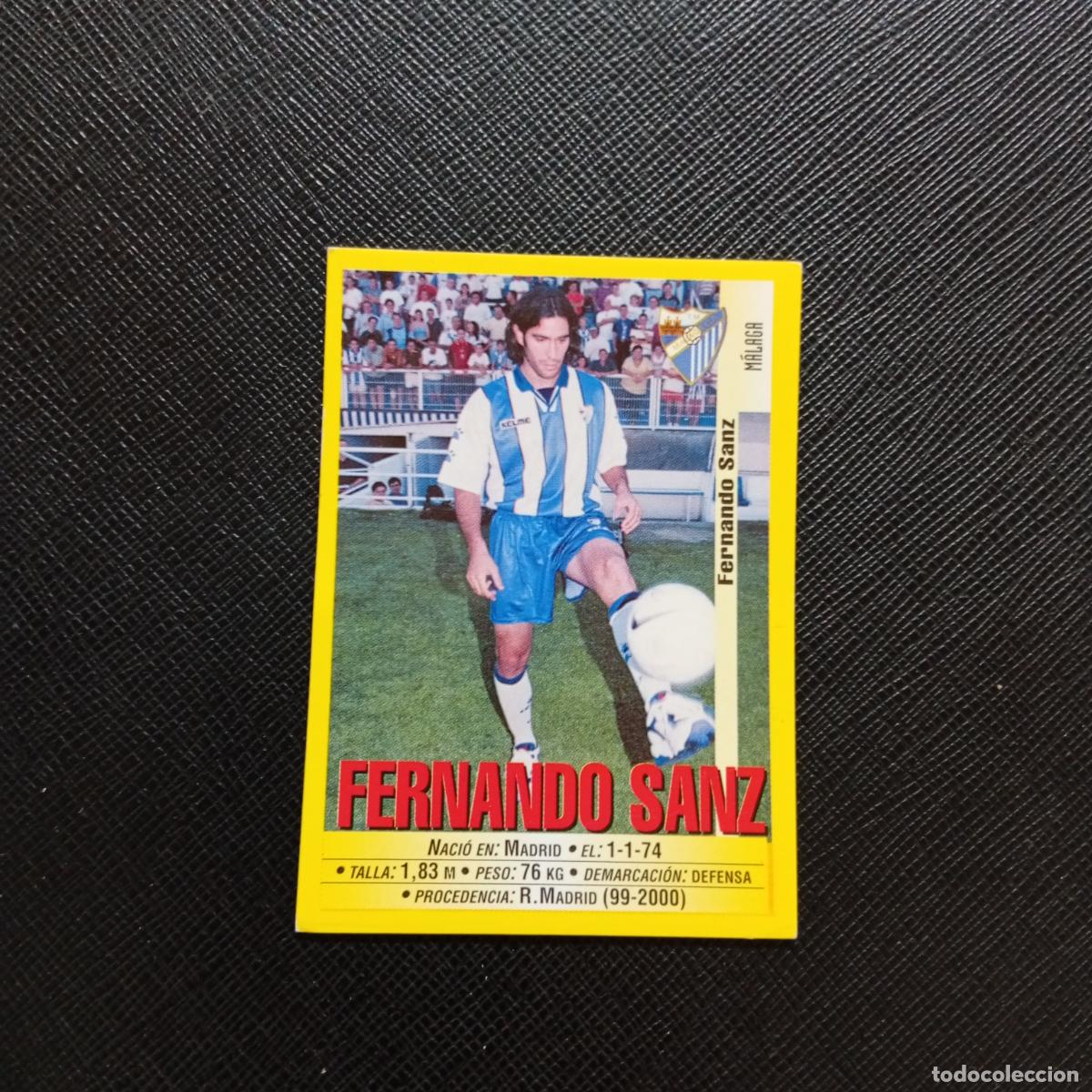 Figurine di Calcio: 309A 309 FERNANDO SANZ MALAGA PANINI 1999 2000 CROMO FUTBOL LIGA 99 00 SIN PEGAR - A183 PG19