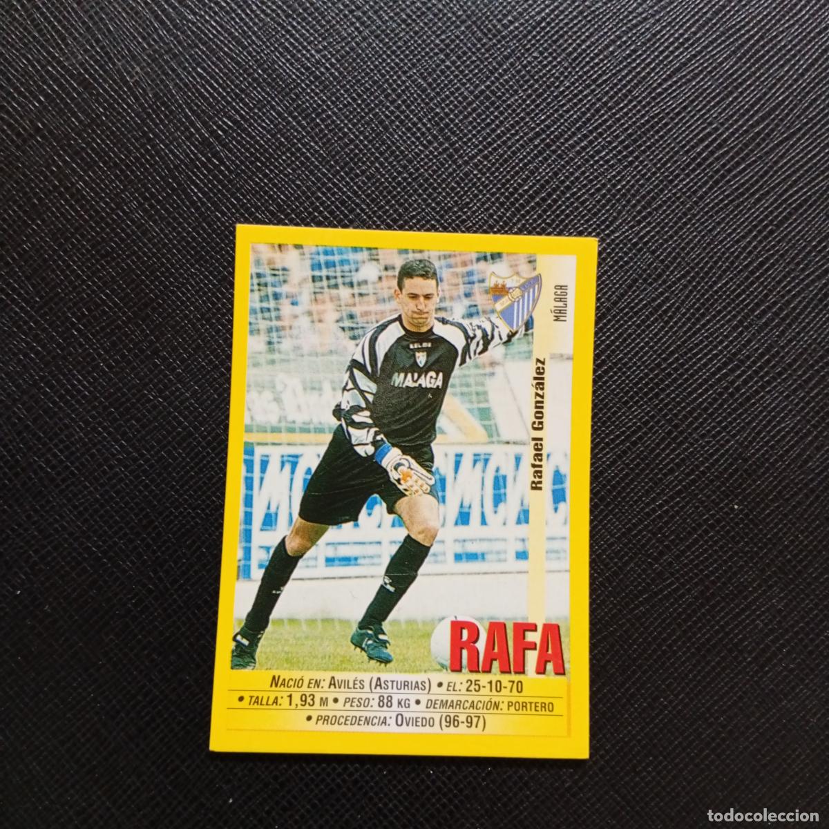 Cromos de F&uacute;tbol: 306 RAFA MALAGA PANINI 1999 2000 CROMO FUTBOL LIGA 99 00 SIN PEGAR - A183 PG19