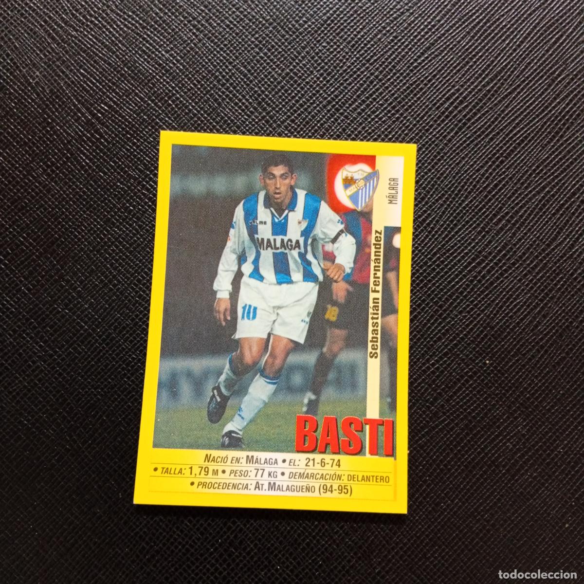 Cromos de F&uacute;tbol: 322 BASTI MALAGA PANINI 1999 2000 CROMO FUTBOL LIGA 99 00 SIN PEGAR - A183 PG19