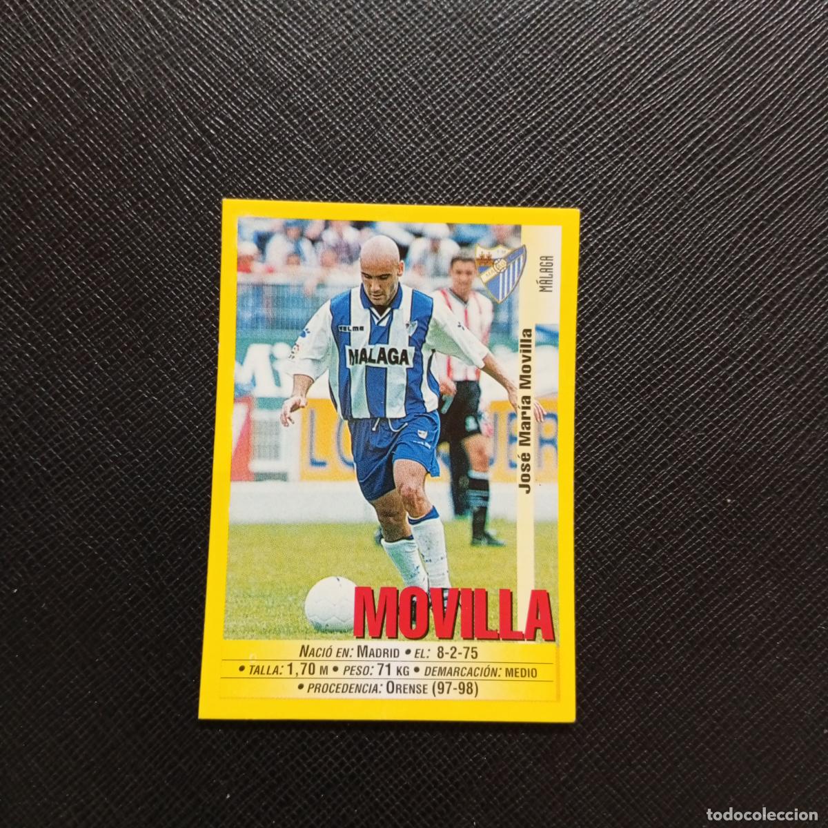 Cromos de F&uacute;tbol: 313 MOVILLA MALAGA PANINI 1999 2000 CROMO FUTBOL LIGA 99 00 SIN PEGAR - A183 PG19