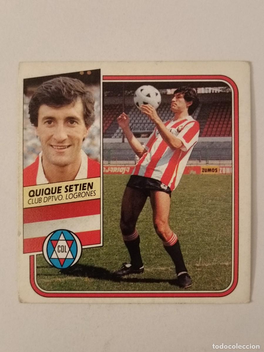 Cromos de F&uacute;tbol: QUIQUE SETIEN C.D. LOGRO&Ntilde;ES LIGA 89/90 ESTE