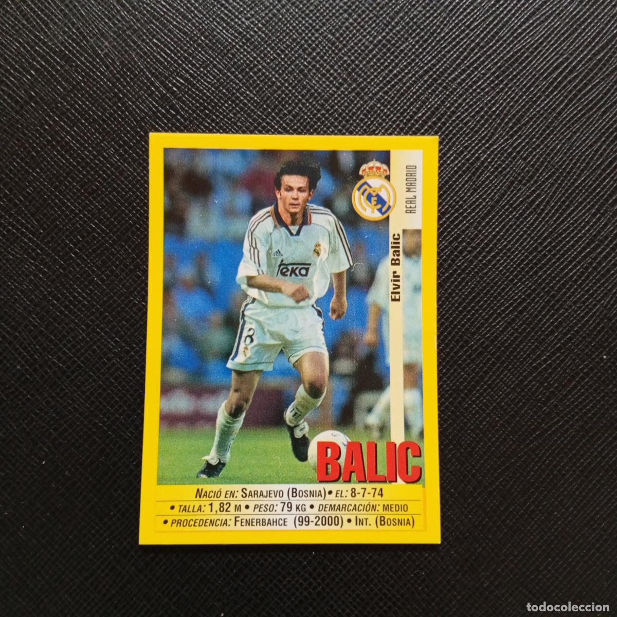 Cromos de F&uacute;tbol: 34A 34 BALIC REAL MADRID PANINI 1999 2000 CROMO FUTBOL LIGA 99 00 SIN PEGAR - A183 PG28