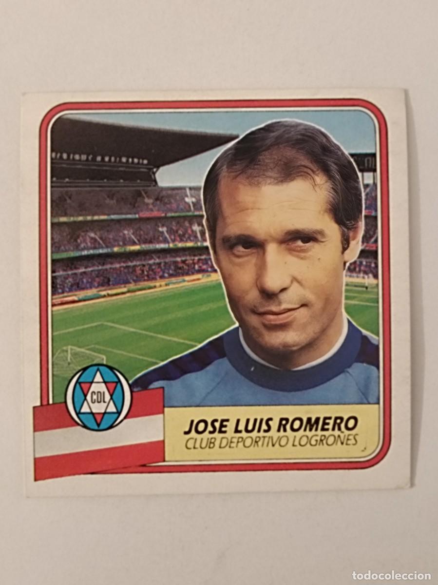 Cromos de F&uacute;tbol: JOSE LUIS ROMERO C.D. LOGRO&Ntilde;ES LIGA 89/90 ESTE