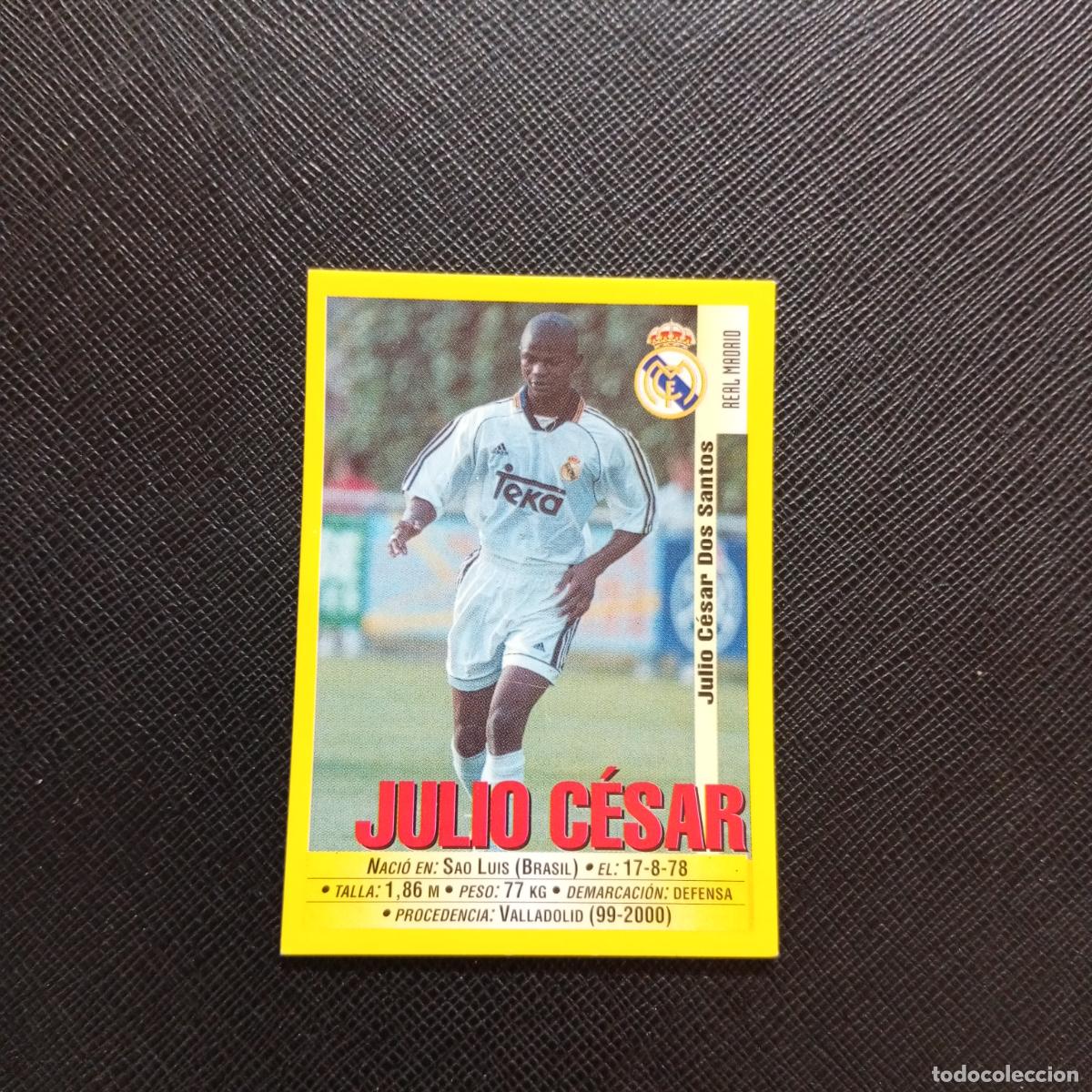 Cromos de Futebol: 25A 25 JULIO CESAR REAL MADRID PANINI 1999 2000 CROMO FUTBOL LIGA 99 00 SIN PEGAR - A183 PG28