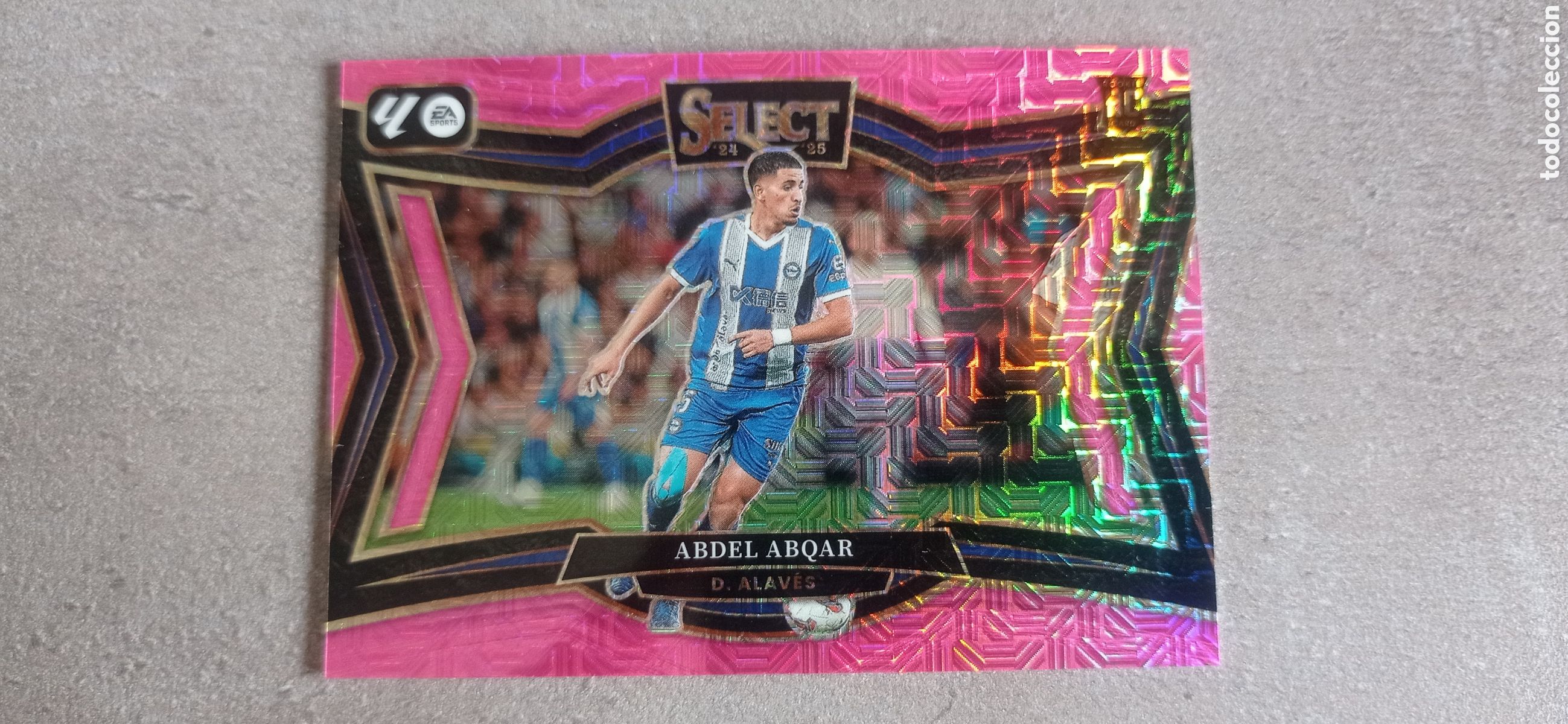 Cromos de F&uacute;tbol: DEPORTIVO ALAV&Eacute;S 213 ABDEL ABQAR PINK MOJO 169/179 SELECT LA LIGA 2024-25 PANINI AMERICA