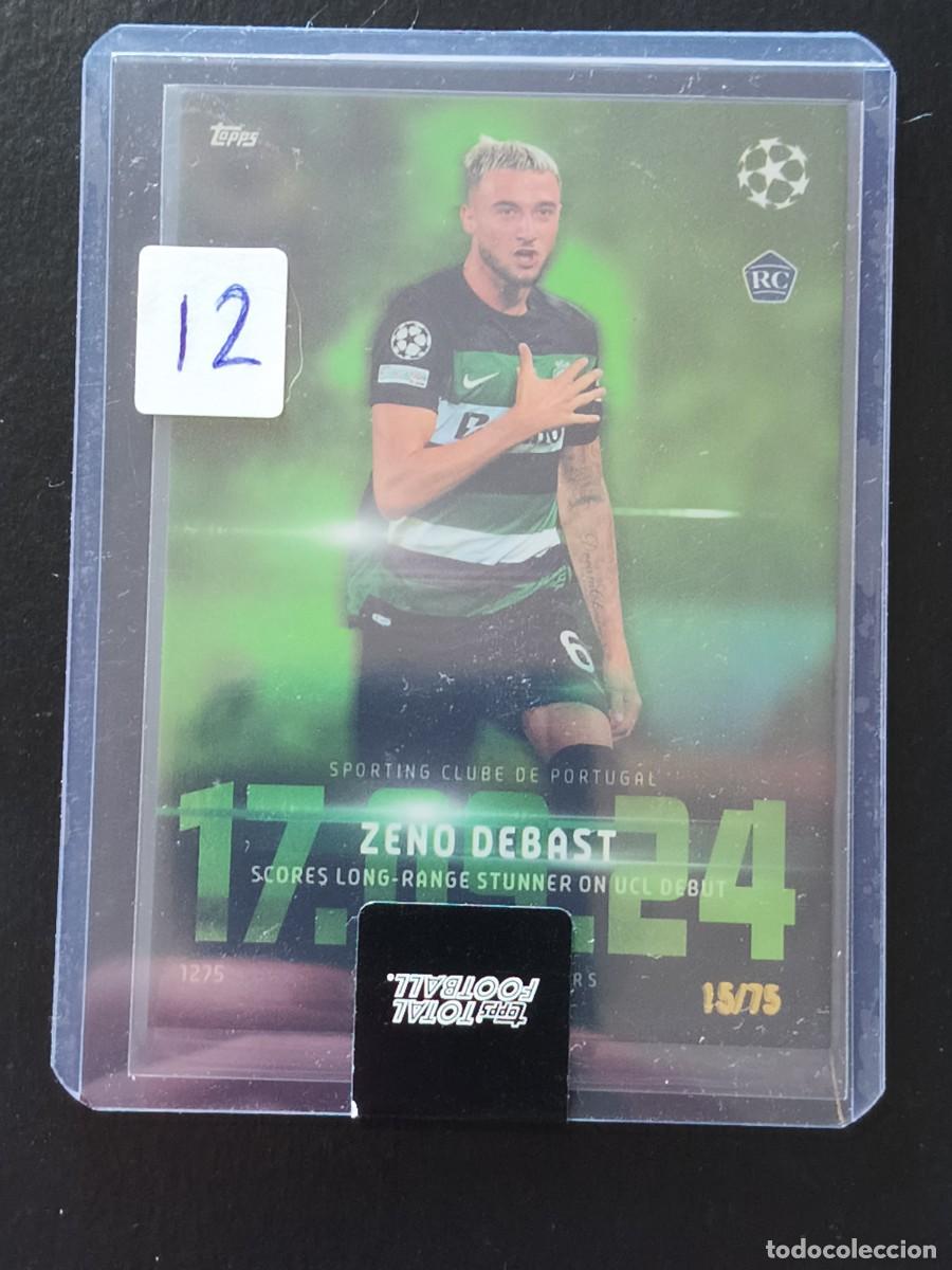 Cromos de F&uacute;tbol: Zeno Debast RC 15/75 - Tops Total Football 2024/25 - Set Total Performers - Sporting de Portugal