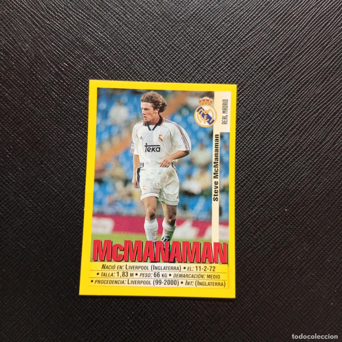 Cromos de Futebol: 32 McMANAMAN REAL MADRID PANINI 1999 2000 CROMO FUTBOL LIGA 99 00 SIN PEGAR - A183 PG28