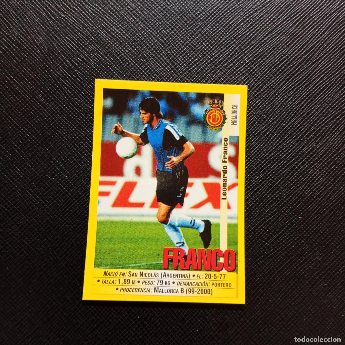 Cromos de Futebol: 57 FRANCO MALLORCA PANINI 1999 2000 CROMO FUTBOL LIGA 99 00 SIN PEGAR - A183 PG28