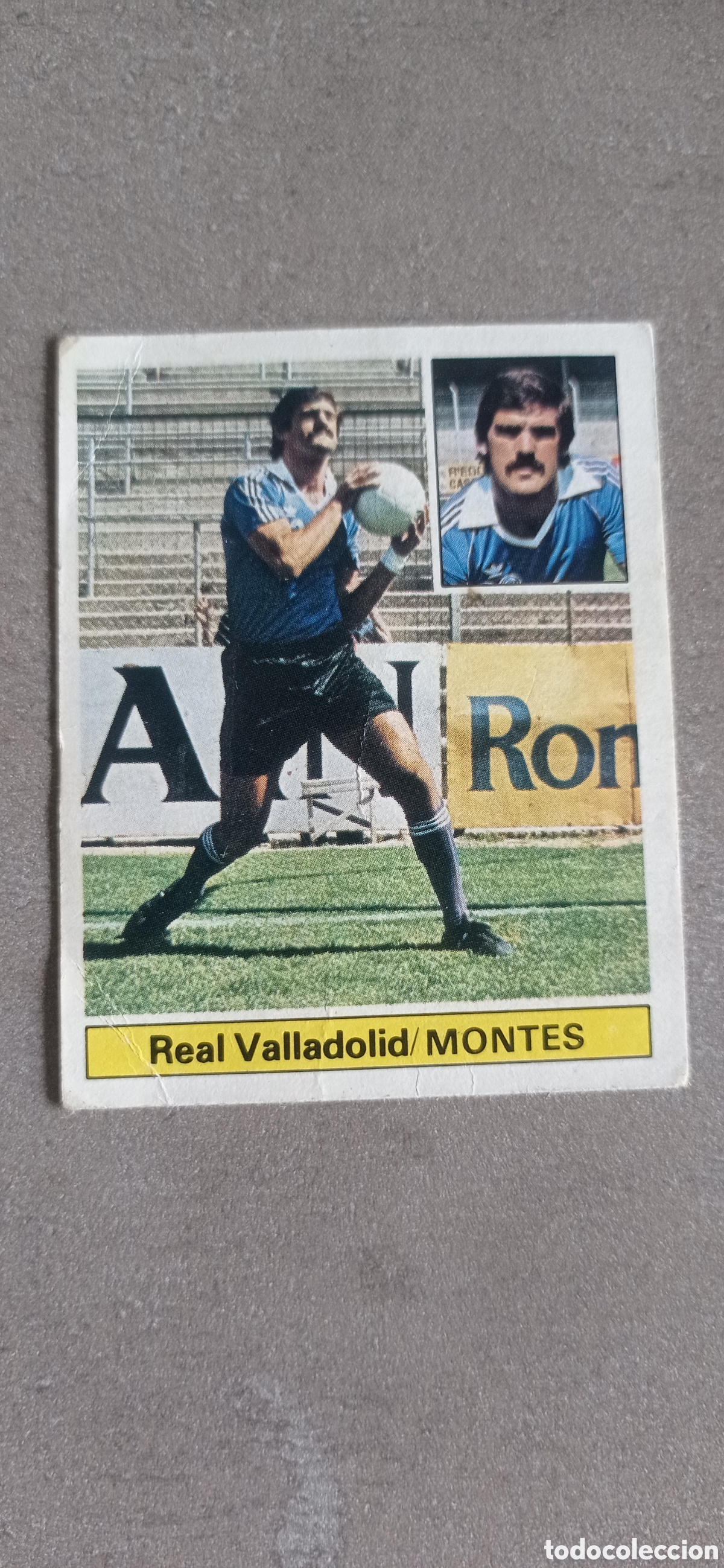 Cromos de F&uacute;tbol: REAL VALLADOLID MONTES CAMPEONATO LIGA 81-82 EDICIONES ESTE 1981-82 SIN PEGAR