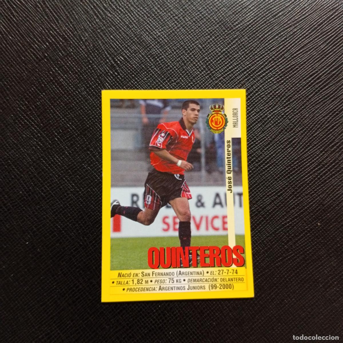 Cromos de F&uacute;tbol: 55A 55 QUINTEROS MALLORCA PANINI 1999 2000 CROMO FUTBOL LIGA 99 00 SIN PEGAR - A183 PG37