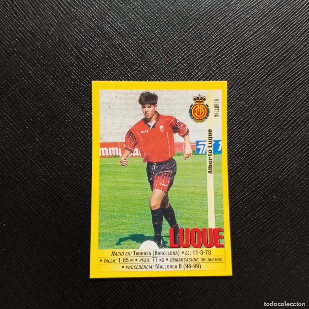 Cromos de F&uacute;tbol: 53 LUQUE MALLORCA PANINI 1999 2000 CROMO FUTBOL LIGA 99 00 SIN PEGAR - A183 PG37