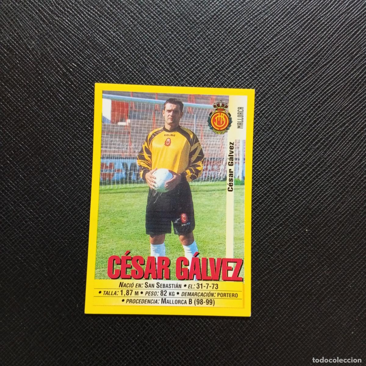 Cromos de F&uacute;tbol: 40 CESAR GALVEZ MALLORCA PANINI 1999 2000 CROMO FUTBOL LIGA 99 00 SIN PEGAR - A183 PG37