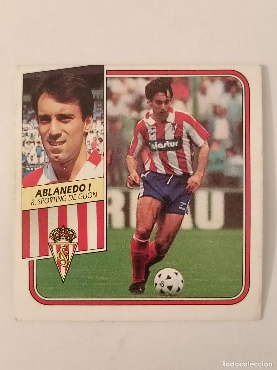 Cromos de F&uacute;tbol: ABLANEDO I SPORTING GIJON LIGA 89/90 ESTE