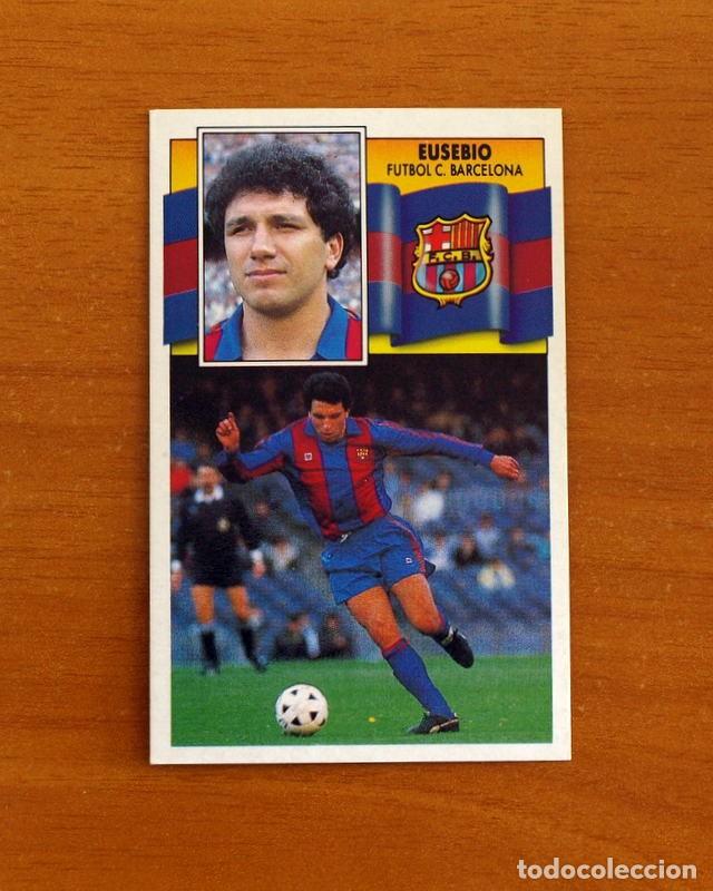 Cromos de F&uacute;tbol: F&uacute;tbol Club Barcelona - Eusebio - Ediciones Este Liga 1990-1991, 90-91 - Nunca pegado