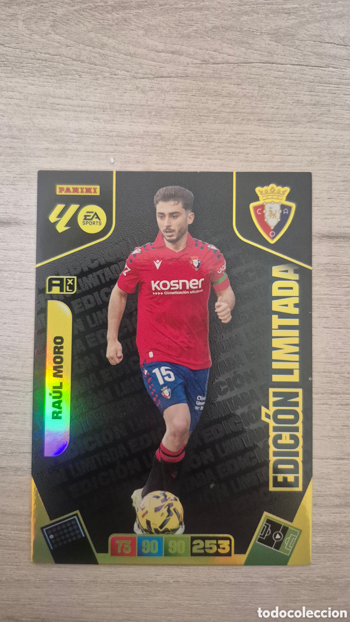 Cromos de F&uacute;tbol: Edicion Limitada Raul Moro Dreambox Adrenalyn 25/26