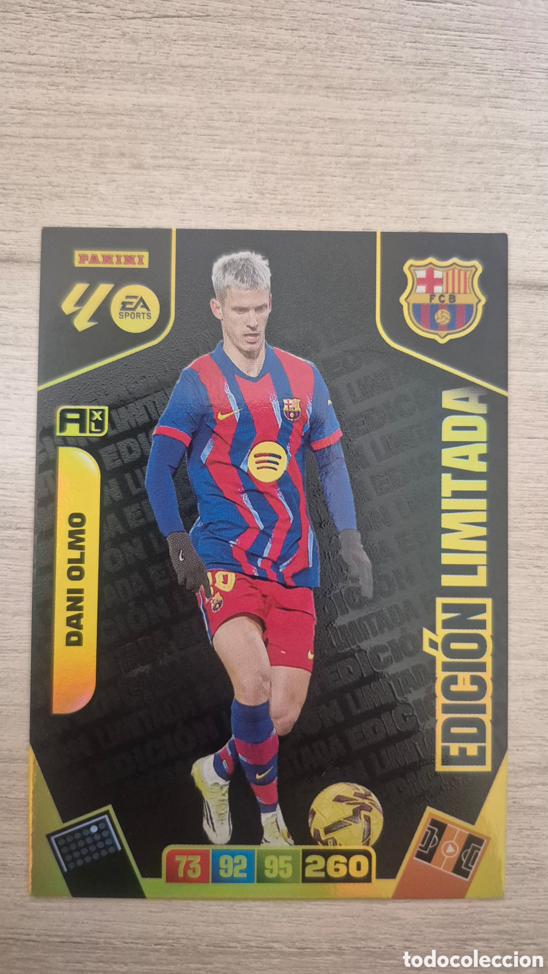 Cromos de F&uacute;tbol: Edicion Limitada Dani Olmo Dreambox Adrenalyn 25/26