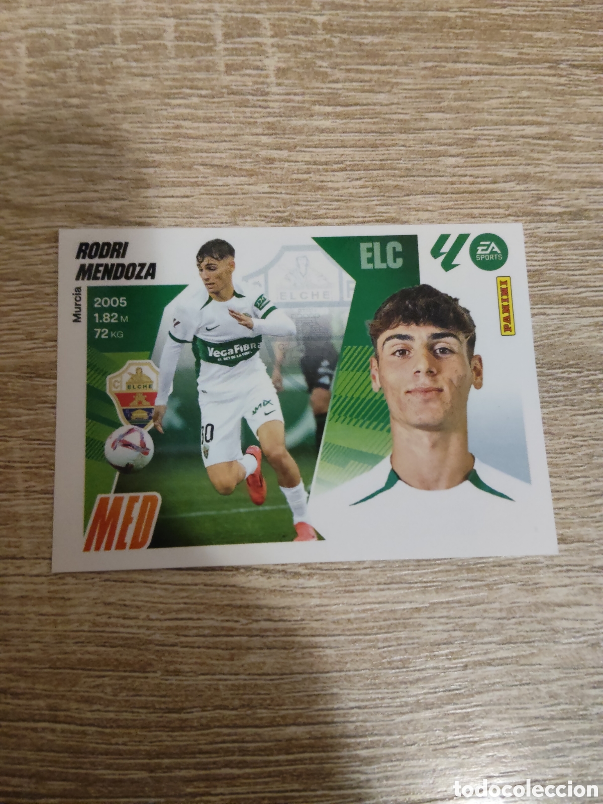 Cromos de F&uacute;tbol: Rodri Mendoza Elche liga 2025 2026 25 26 ediciones este