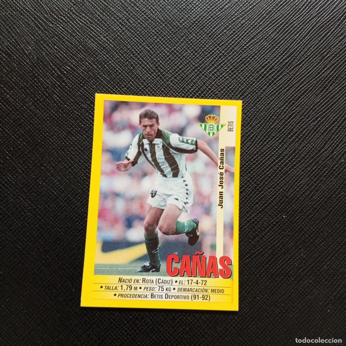 Cromos de F&uacute;tbol: 203 CA&Ntilde;AS REAL BETIS PANINI 1999 2000 CROMO FUTBOL LIGA 99 00 SIN PEGAR - A183 PG46