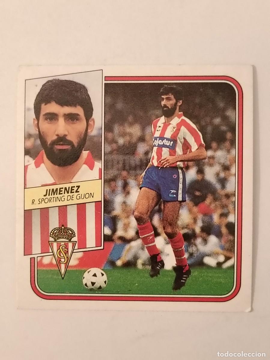 Cromos de F&uacute;tbol: JIMENEZ SPORTING GIJON LIGA 89/90 ESTE