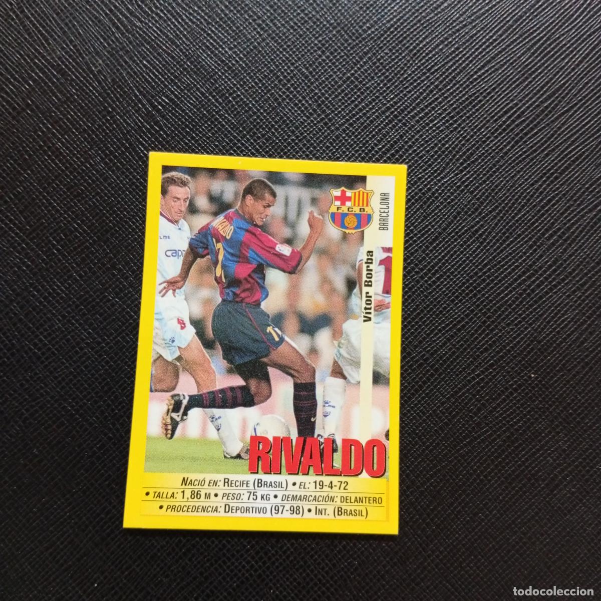 Cromos de F&uacute;tbol: 15 RIVALDO BARCELONA PANINI 1999 2000 CROMO FUTBOL LIGA 99 00 SIN PEGAR - A183 PG53