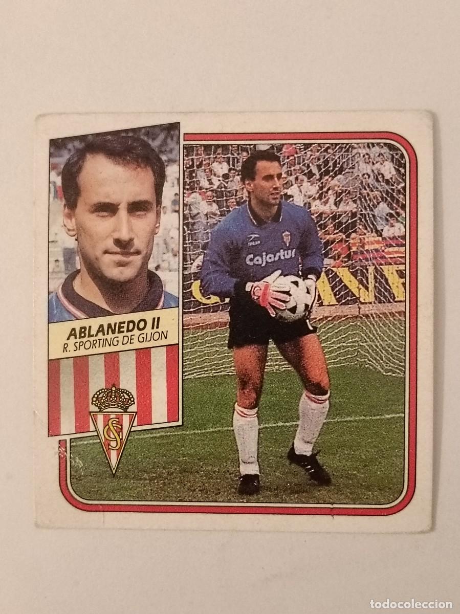 Cromos de F&uacute;tbol: ABLANEDO II SPORTING GIJON LIGA 89/90 ESTE