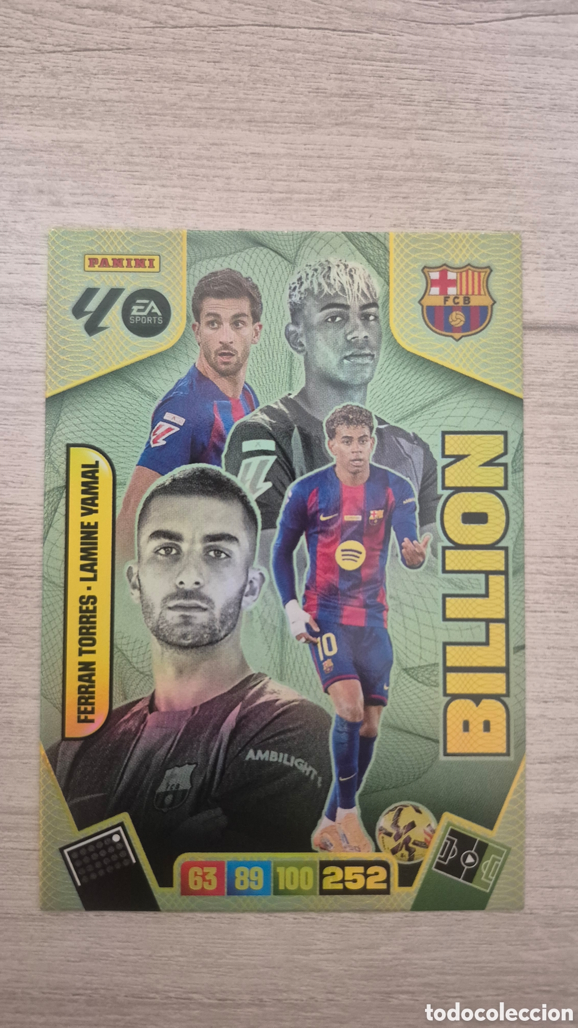 Cromos de F&uacute;tbol: Billion Ferran Torres-Lamine Yamal Adrenalyn 25/26