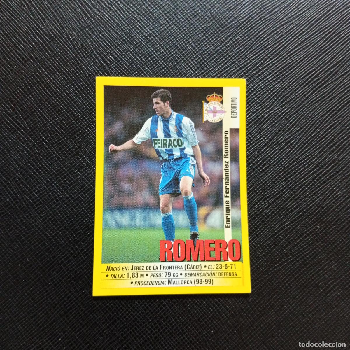 Cromos de Futebol: 103 ROMERO DEPORTIVO PANINI 1999 2000 CROMO FUTBOL LIGA 99 00 SIN PEGAR - A183 PG64