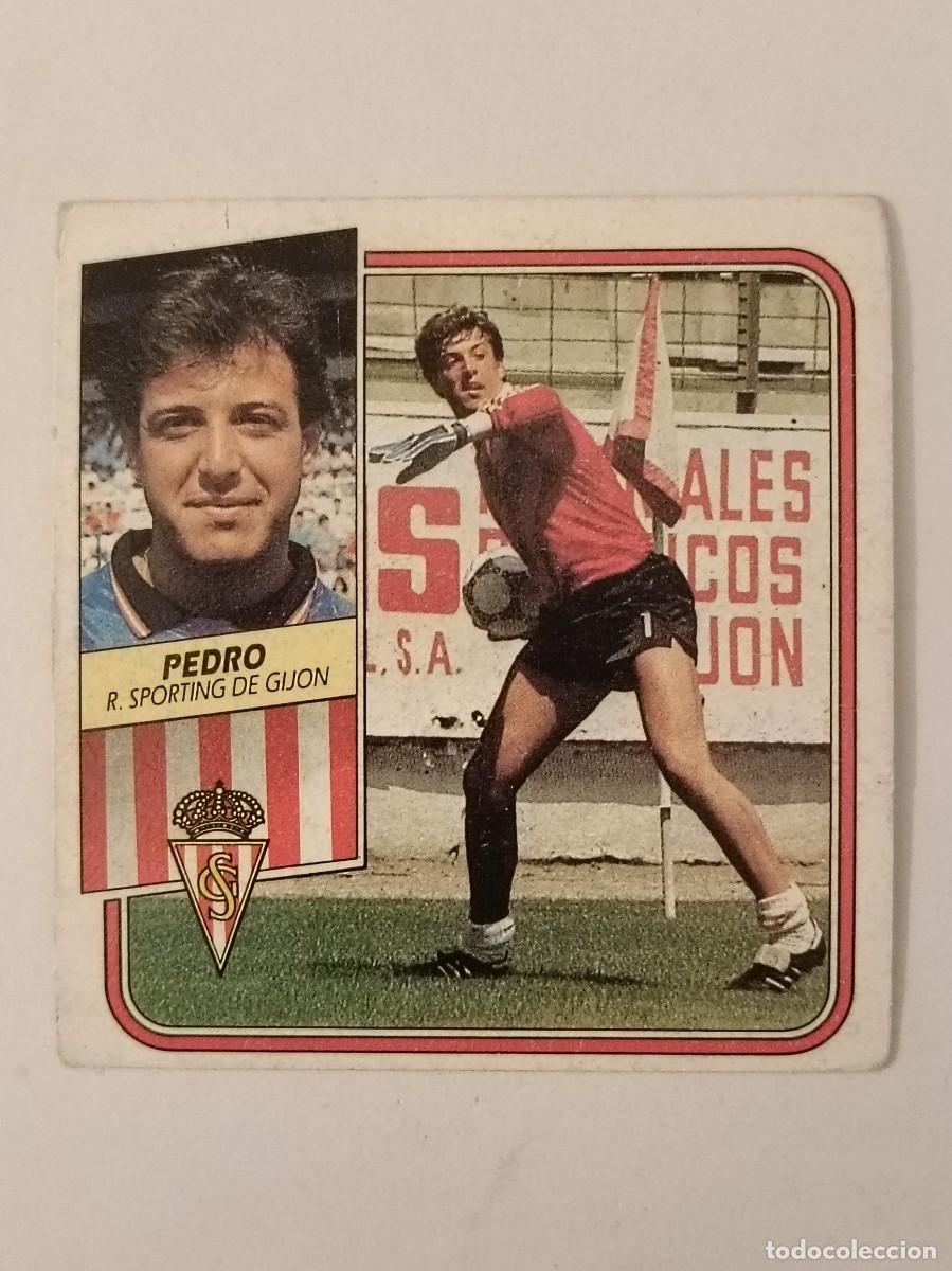 Cromos de F&uacute;tbol: PEDRO SPORTING GIJON LIGA 89/90 ESTE
