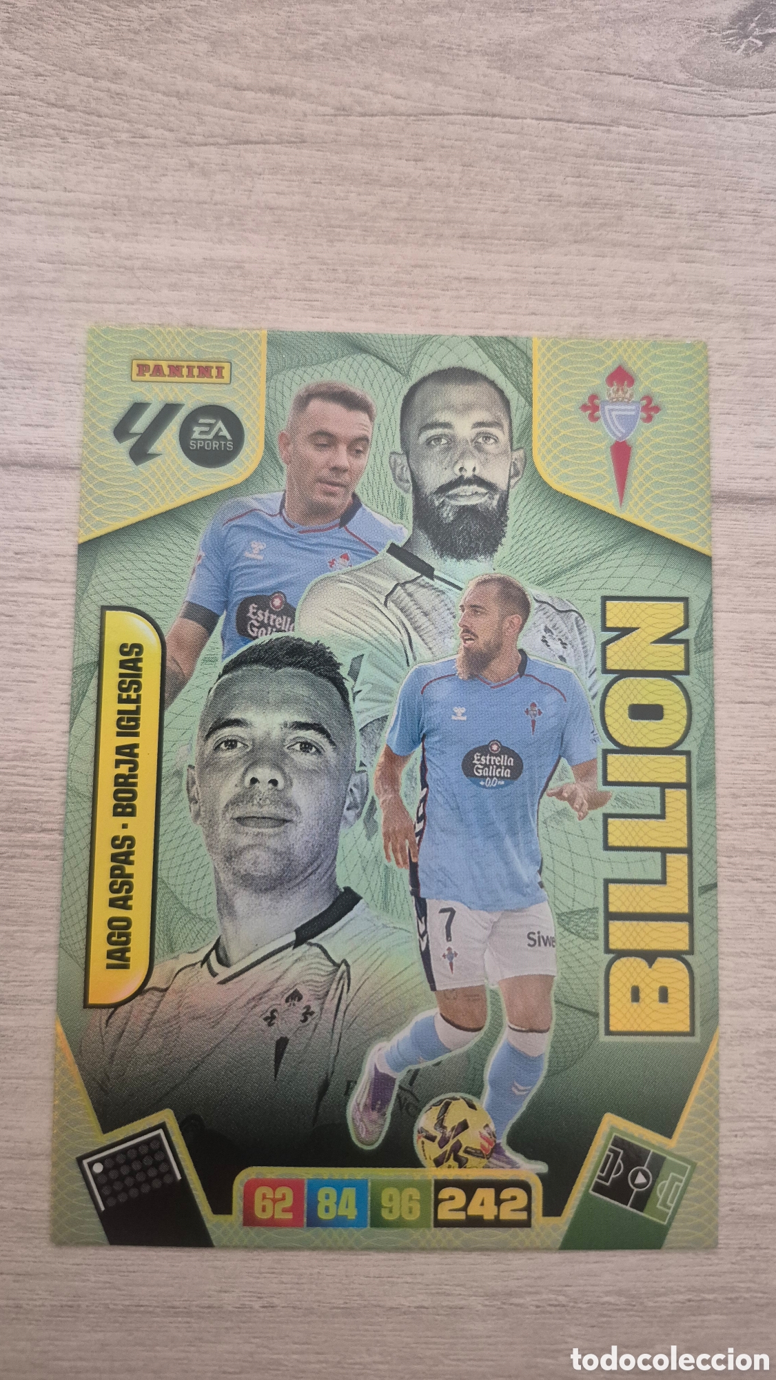 Cromos de F&uacute;tbol: Billion Iago Aspas-Borja Iglesias Adrenalyn 25/26