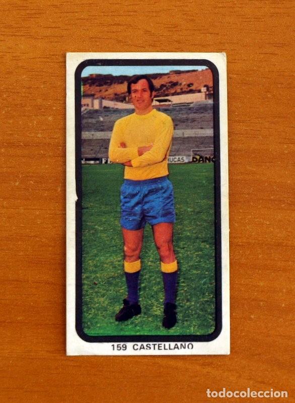 Fu&szlig;ball-Sticker: Las Palmas - 159 Castellano - Editorial Ruiz Romero 1974-1975, 74-75