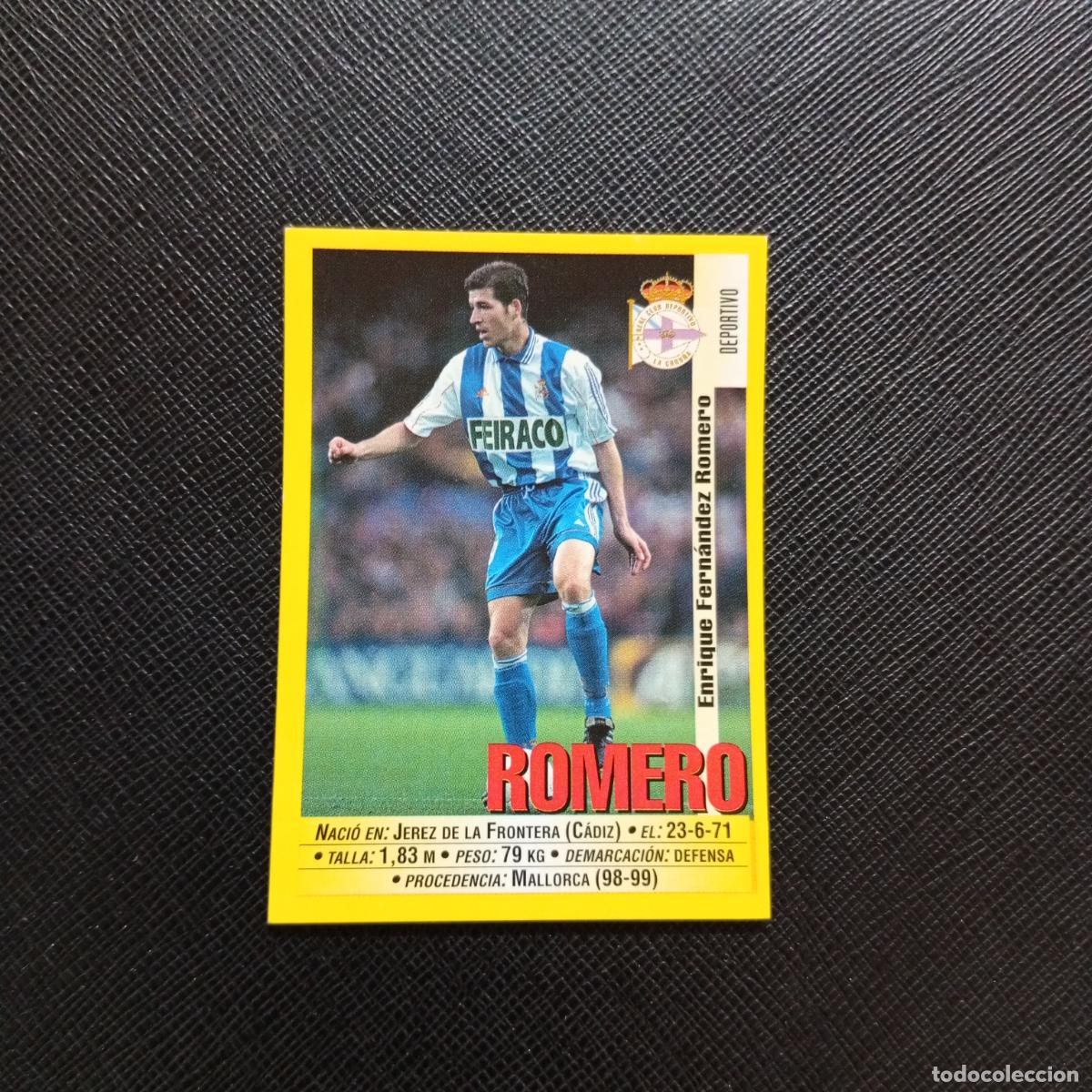 Cromos de F&uacute;tbol: 103 ROMERO DEPORTIVO PANINI 1999 2000 CROMO FUTBOL LIGA 99 00 SIN PEGAR - A183 PG73