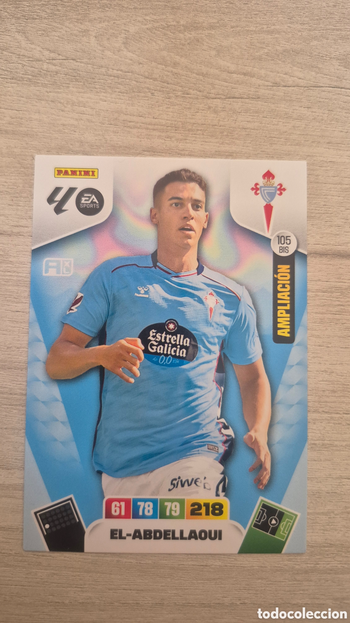 Cromos de F&uacute;tbol: N&deg;105Bis Celta de Vigo El-Abdellaoui Adrenalyn 25/26