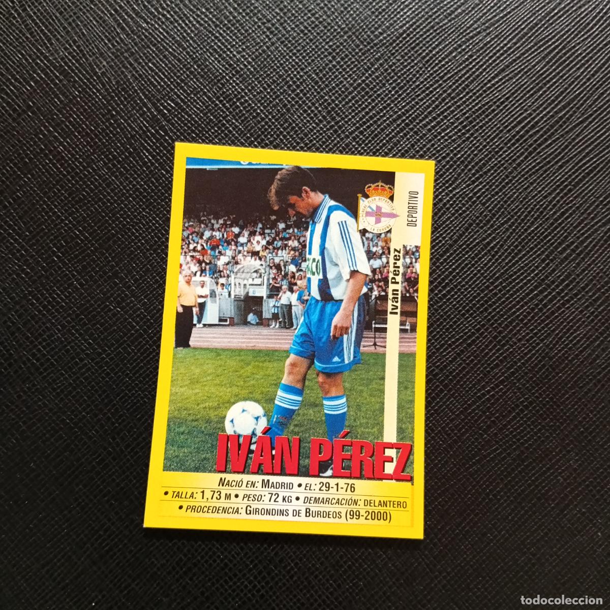 Football Stickers: 110A 110 IVAN PEREZ DEPORTIVO PANINI 1999 2000 CROMO FUTBOL LIGA 99 00 SIN PEGAR - A183 PG73